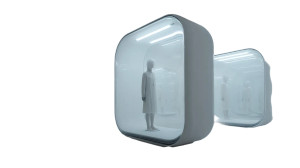 Futuristic Human Display Vinyl Car Decal Sticker – Waterproof & UV-Resistant 