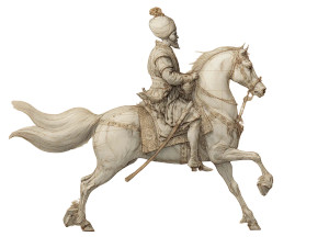 Mehmed Ii Riding Vinyl Car Decal Sticker – Waterproof & UV-Resistant 