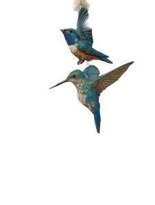 Wildflowers And Hummingbirds V3 Vinyl Car Decal Sticker – Waterproof & UV-Resistant 