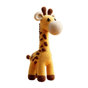 Amigurumi Giraffe Vinyl Car Decal Sticker – Waterproof & UV-Resistant Amigurumi Giraffe Vinyl Car Decal Sticker – Waterproof & UV-Resistant