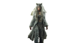 Wolf Woman Warrior Vinyl Car Decal Sticker – Waterproof & UV-Resistant 