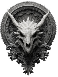 Dragon Skull Tattoo V2 Vinyl Car Decal Sticker – Waterproof & UV-Resistant Dragon Skull Tattoo V2 Vinyl Car Decal Sticker – Waterproof & UV-Resistant