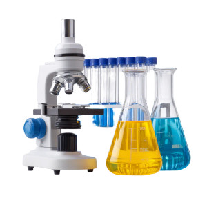 Lab Microscope Setup Vinyl Car Decal Sticker – Waterproof & UV-Resistant 