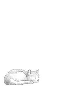 Sleeping Cat Under Tree Vinyl Car Decal Sticker – Waterproof & UV-Resistant 
