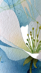 White Flower V2 Vinyl Car Decal Sticker – Waterproof & UV-Resistant 