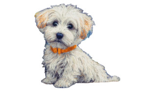 Van Gogh Puppy Vinyl Car Decal Sticker – Waterproof & UV-Resistant 