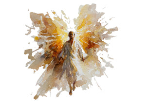 Divine Angel Sketch Vinyl Car Decal Sticker – Waterproof & UV-Resistant Divine Angel Sketch Vinyl Car Decal Sticker – Waterproof & UV-Resistant