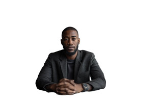 Confident Black Man V2 Vinyl Car Decal Sticker – Waterproof & UV-Resistant 