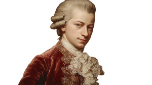 Mozart Oil Portrait Vinyl Car Decal Sticker – Waterproof & UV-Resistant 
