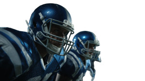 Football Team Huddle Vinyl Car Decal Sticker – Waterproof & UV-Resistant 