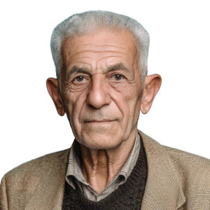 Elderly Turkish Man Vinyl Car Decal Sticker – Waterproof & UV-Resistant 