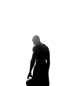 Kettlebell Workout Silhouette Vinyl Car Decal Sticker – Waterproof & UV-Resistant 