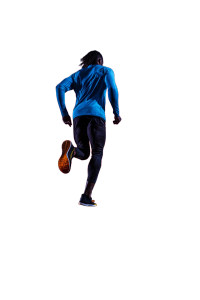 Sprinting Athlete Sunset Vinyl Car Decal Sticker – Waterproof & UV-Resistant 