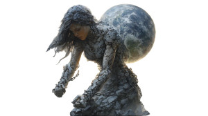 Mystical Stone Woman V2 Vinyl Car Decal Sticker – Waterproof & UV-Resistant 