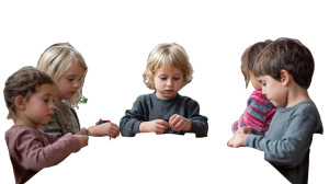 Children Playing Creatively Vinyl Car Decal Sticker – Waterproof & UV-Resistant 