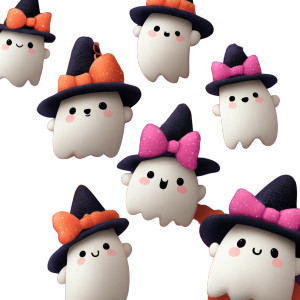 Cute Cartoon Ghosts Vinyl Car Decal Sticker – Waterproof & UV-Resistant  Cute Cartoon Ghosts Vinyl Car Decal Sticker – Waterproof & UV-Resistant