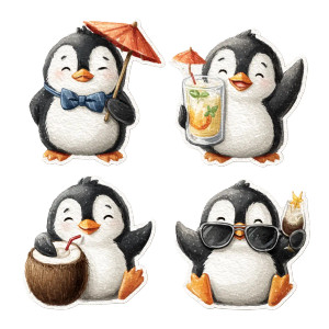 Cute Penguin Stickers Vinyl Car Decal Sticker – Waterproof & UV-Resistant Cute Penguin Stickers Vinyl Car Decal Sticker – Waterproof & UV-Resistant