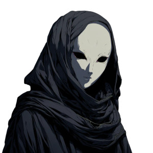 Theatrical Masked Killer Vinyl Car Decal Sticker – Waterproof & UV-Resistant 