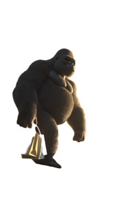 Gorilla Shopping Spree Vinyl Car Decal Sticker – Waterproof & UV-Resistant Gorilla Shopping Spree Vinyl Car Decal Sticker – Waterproof & UV-Resistant