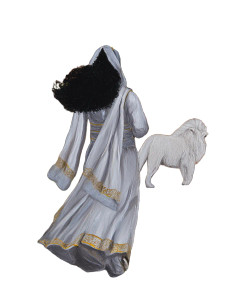 Ishtar With Lion Vinyl Car Decal Sticker – Waterproof & UV-Resistant 