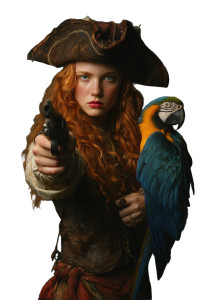 Fierce Pirate Portrait Vinyl Car Decal Sticker – Waterproof & UV-Resistant Fierce Pirate Portrait Vinyl Car Decal Sticker – Waterproof & UV-Resistant