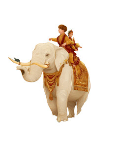 Child Samantabhadra Illustration Vinyl Car Decal Sticker – Waterproof & UV-Resistant 