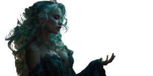 Moonlit Witch Vinyl Car Decal Sticker – Waterproof & UV-Resistant 