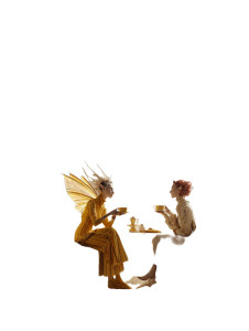 Stylish Fairies Tea Vinyl Car Decal Sticker – Waterproof & UV-Resistant 