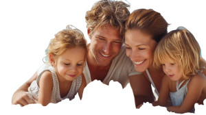 Happy Family Beach Vinyl Car Decal Sticker – Waterproof & UV-Resistant 