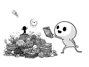 Whimsical Doodle Character Vinyl Car Decal Sticker – Waterproof & UV-Resistant 