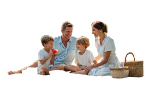 Picnic Family Vinyl Car Decal Sticker – Waterproof & UV-Resistant Picnic Family Vinyl Car Decal Sticker – Waterproof & UV-Resistant