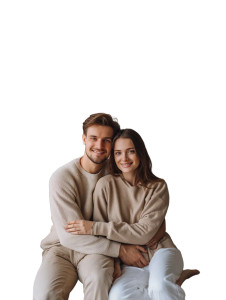 Couple On Sofa V2 Vinyl Car Decal Sticker – Waterproof & UV-Resistant 