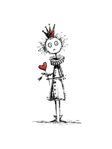 Punk Queen Elizabeth Vinyl Car Decal Sticker – Waterproof & UV-Resistant 