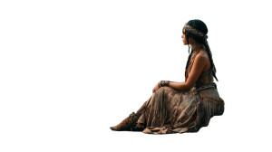 Native American Girl V2 Vinyl Car Decal Sticker – Waterproof & UV-Resistant 