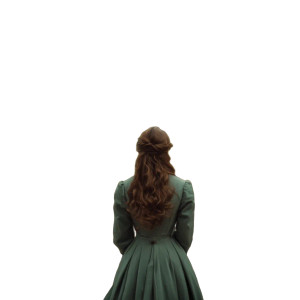 Regency-Era Woman V3 Vinyl Car Decal Sticker – Waterproof & UV-Resistant 