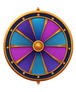 Fortune Wheel Vinyl Car Decal Sticker – Waterproof & UV-Resistant 