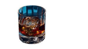 Whiskey Glass Elegance Vinyl Car Decal Sticker – Waterproof & UV-Resistant 