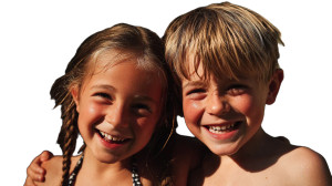 Laughing Children V2 Vinyl Car Decal Sticker – Waterproof & UV-Resistant 