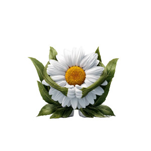 3D Daisy Hug Vinyl Car Decal Sticker – Waterproof & UV-Resistant  3D Daisy Hug Vinyl Car Decal Sticker – Waterproof & UV-Resistant