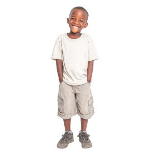 Joyful African Boy V2 Vinyl Car Decal Sticker – Waterproof & UV-Resistant 