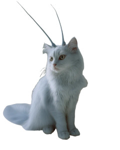 Blue Alien With Cat Vinyl Car Decal Sticker – Waterproof & UV-Resistant 