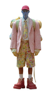 Avant-Garde Circus Boy Vinyl Car Decal Sticker – Waterproof & UV-Resistant 