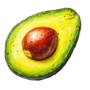 Large Avocado Slice Vinyl Car Decal Sticker – Waterproof & UV-Resistant Large Avocado Slice Vinyl Car Decal Sticker – Waterproof & UV-Resistant