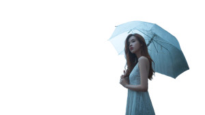 Girl With Umbrella V6 Vinyl Car Decal Sticker – Waterproof & UV-Resistant 