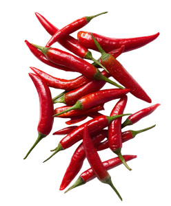 Red Chili Pieces Vinyl Car Decal Sticker – Waterproof & UV-Resistant 