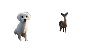 Friendly Cartoon Dog V2 Vinyl Car Decal Sticker – Waterproof & UV-Resistant 