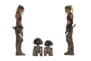 Lightsaber Duel Desert Vinyl Car Decal Sticker – Waterproof & UV-Resistant 