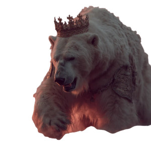 Majestic Armored Bear V2 Vinyl Car Decal Sticker – Waterproof & UV-Resistant 