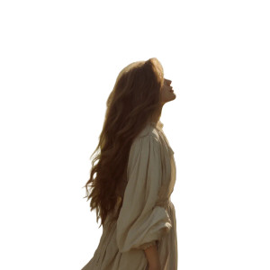 Serene Woman Profile V2 Vinyl Car Decal Sticker – Waterproof & UV-Resistant 