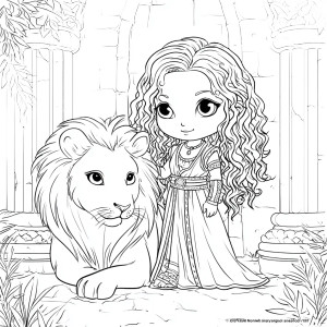Nubian Princess Lion Vinyl Car Decal Sticker – Waterproof & UV-Resistant Nubian Princess Lion Vinyl Car Decal Sticker – Waterproof & UV-Resistant
